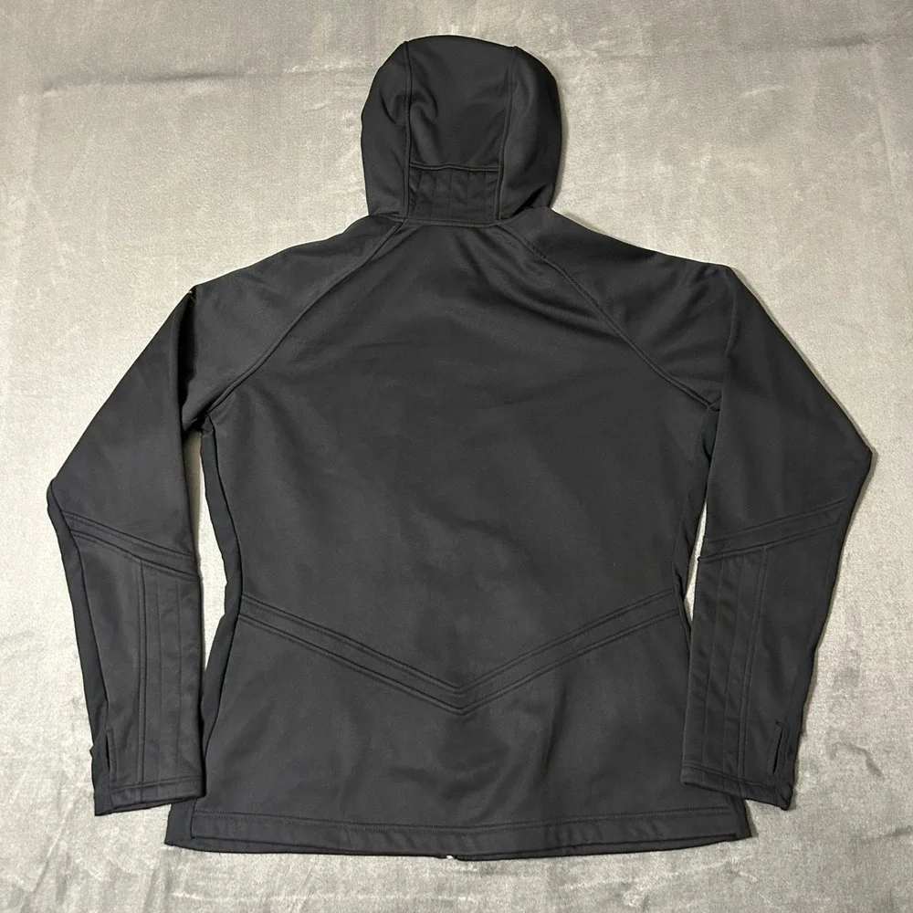 Nike Therma-FIT Hoodie Womens XL Black Full Zip Performance Jacket 383538-010